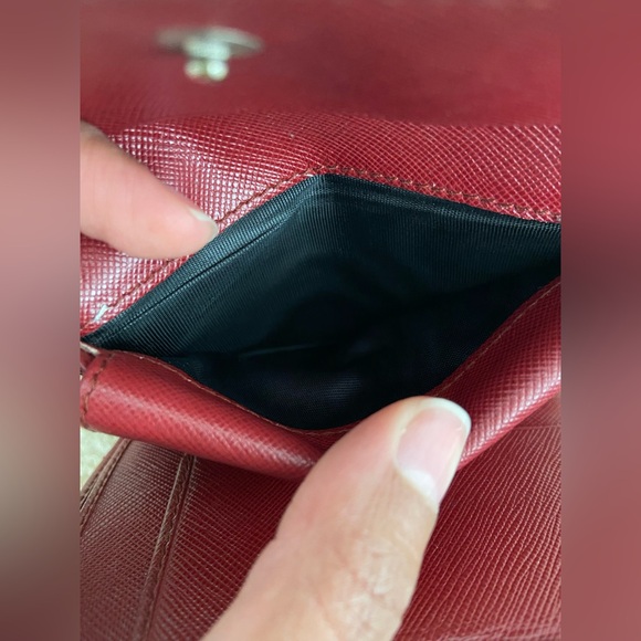 ✨Authentic Prada Burgundy Wallet✨ - Picture 4 of 11